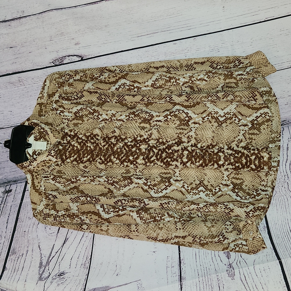 H&M snake print top size 10 in great condition